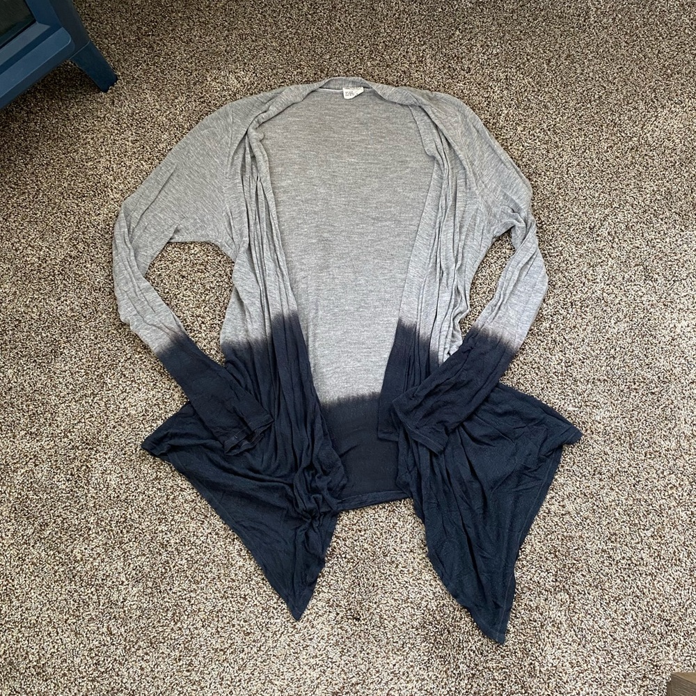 Super Soft Dip-dye High-low Cardigan